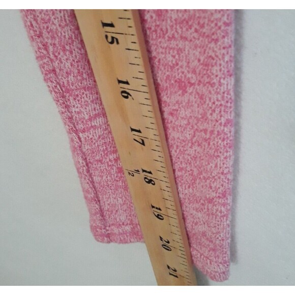 Gap Sweater Women XS  Pink Rounded Hem  Soft Long Sleeve Boat Neck Side Slits - Picture 10 of 12